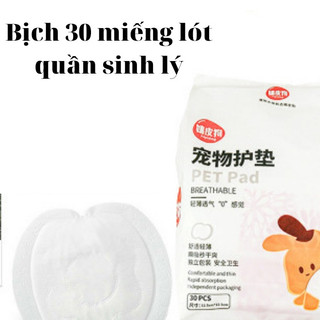 BỊCH 30 MIẾNG LÓT QUẦN SINH LÝ CHO CHÓ CÁI TRONG NHỮNG NGÀY KINH NGUYỆT- SP005298