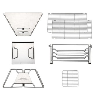 Bếp nướng than hoa Campingmoon X-two/ Bếp Di Động Gấp Gọn Cắm Trại