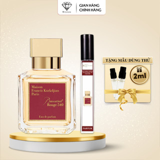 Nước hoa nữ bacarat rouge 540,tinh dầu d-perfume chính hãng hương cực cuốn thơm cực lâu