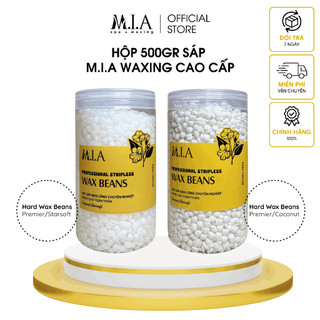 Hộp 500gr Sáp Wax Lông Nóng Cao Cấp Coconut hương dừa siêu bám lông, wax tay chân, bikini, wax nách