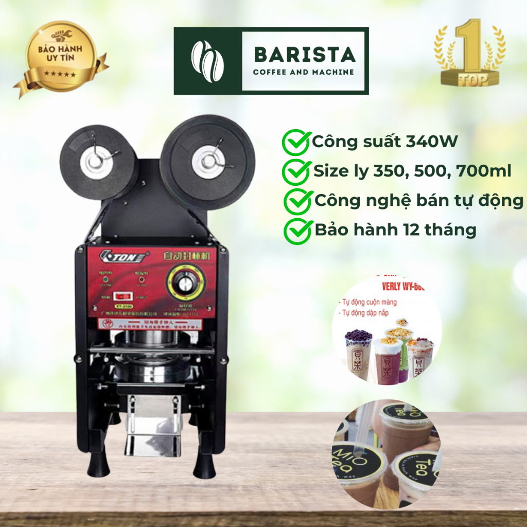 Máy Dập Ly, Máy Dập Cốc Bán Tự Động ETON A1/ ETON D7 Chính Hãng - Bảo Hành 12 Tháng