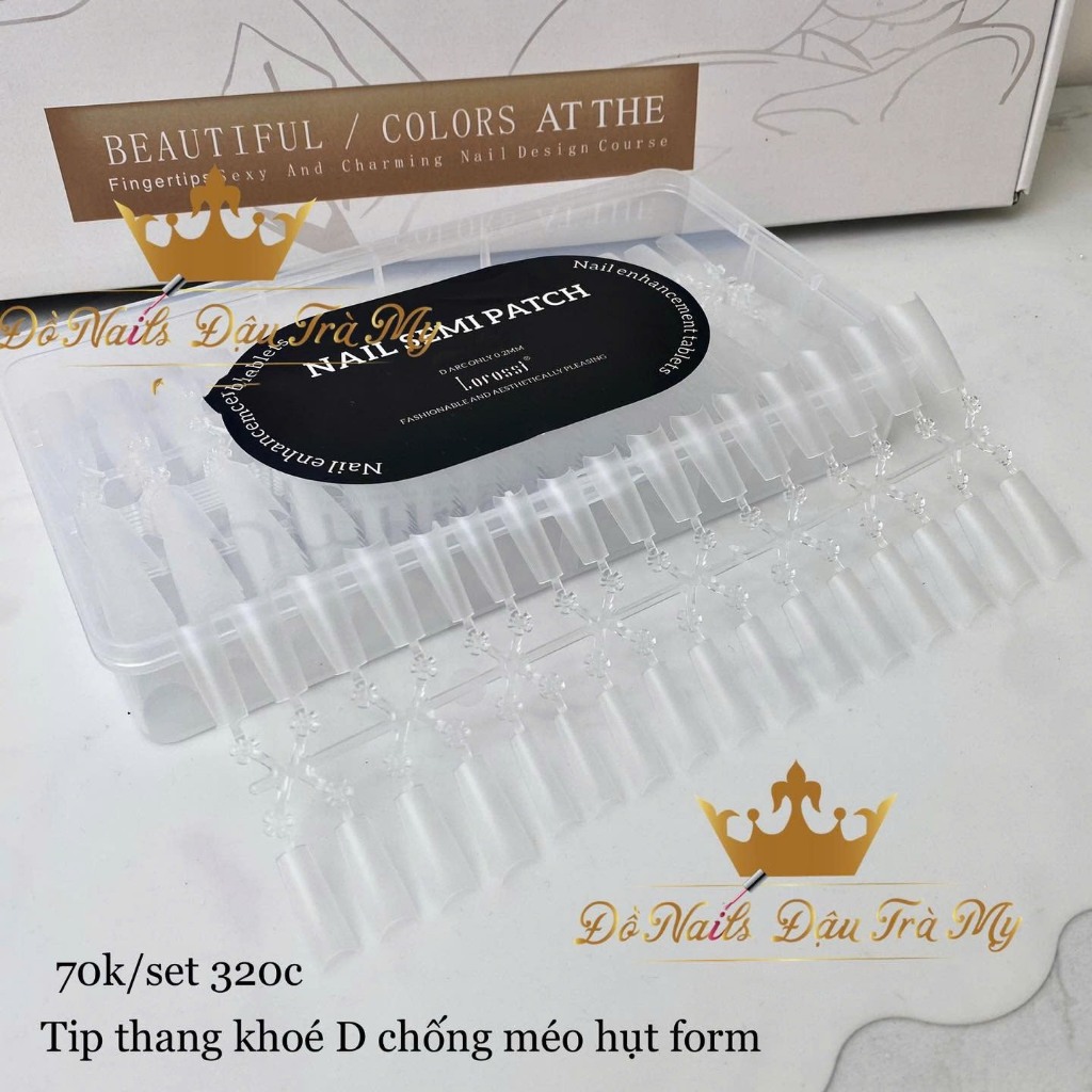 Phụ kiện nail - Móng tip nối D