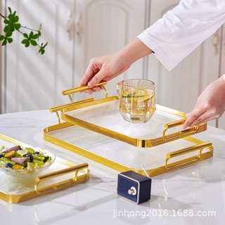 (MỚI) Khay decor trang trí, đựng bình cốc, mỹ phẩm, khay KHUNG thép cao cấp phong cách Bắc Âu - Khay bưng bê phục vụ