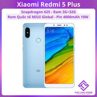 Điện thoại Xiaomi Redmi 5 Plus Rom quốc tế tiếng Việt - Màn 5.99 inch tỷ lệ 18:9
