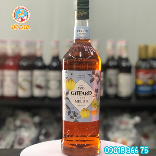 SIRO GIFFARD DƯA LƯỚI 1L (CÓ CHAI CHIẾT LẺ) - GIFFARD MELON SYRUP