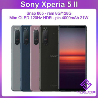 Điện thoại Sony Xperia 5 II (X5 Mark 2) 2 Sim màn OLED 120Hz - Snap 865 ram 8G 128G