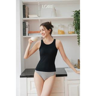 Áo Ba Lỗ Có Đệm Ngực Cổ Tròn Có Đệm Ngực Chất Thun Mềm Mát Loirechic BRT04