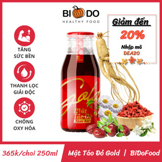 Mật táo đỏ tâm an gold 250ml - bí đỏ food - nhân sâm hàn quốc bổ thận