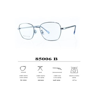 Gọng kính cận 85006B chất liệu titan thời trang mắt kính OURESS nam nữ siêu nhẹ siêu bền