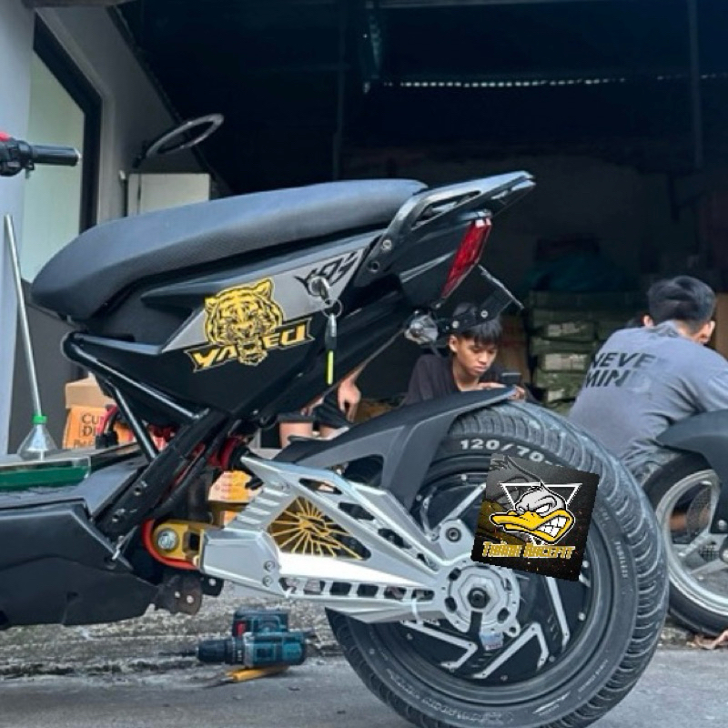 [Tặng Kèm Ốc Hoặc Dây Rút] Chắn Bùn Sau Dáng Sporty Gắn Xmen Gắp CNC