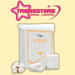 Bông tẩy trang 3 lớp cotton pads túi 222 miếng bông dày mềm mịn