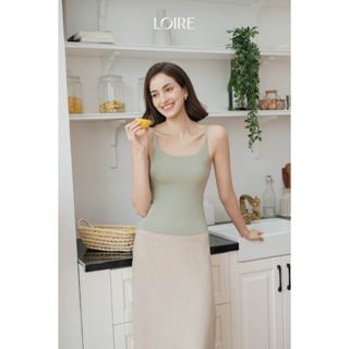 Áo Ba Lỗ Có Đệm Ngực Thun Mềm Mại Mút Đính Liền Tiện Dụng Mặc Trong Áo Blazer Loirechic BRT06