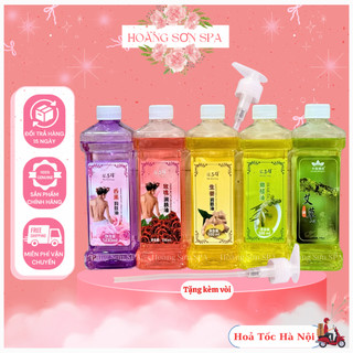 Tinh dầu Massage Body hương thơm Gừng, Hoa Hồng, Oải Hương dịu nhẹ – Hàng chính hãng Chai 500ml