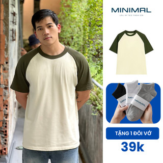 [Bigsize 50-100kg] Áo Thun Raglan Premium Oversize Tee Màu Xanh Oliu, Vải Cotton 100%, Định Lượng 250gsm