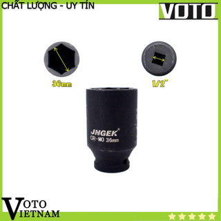 Đầu khẩu, đầu tuýp mở ốc size lớn 36mm dài 78mm dùng cho đầu bulong 1/2