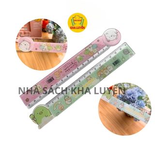 Thước kẻ học sinh 15cm hình ngộ nghĩnh, thước kẻ hình động vật dễ thương 15cm giao màu ngẫu nhiên