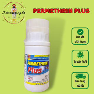 Chế phẩm diệt côn trùng nhập khẩu Permethrin Plus 200ml