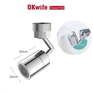 Đầu Nối Vòi Nước Xoay 720 Với 2 Chế Độ Nước Chảy - OKwife