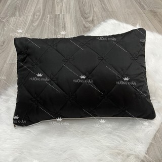 Gối đầu Spa chất cotton trần bông kèm ruột bông tinh khiết [KT:30*48cm]