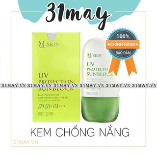 Kem chống nắng mq skin chính hãng spf50+ pa+++