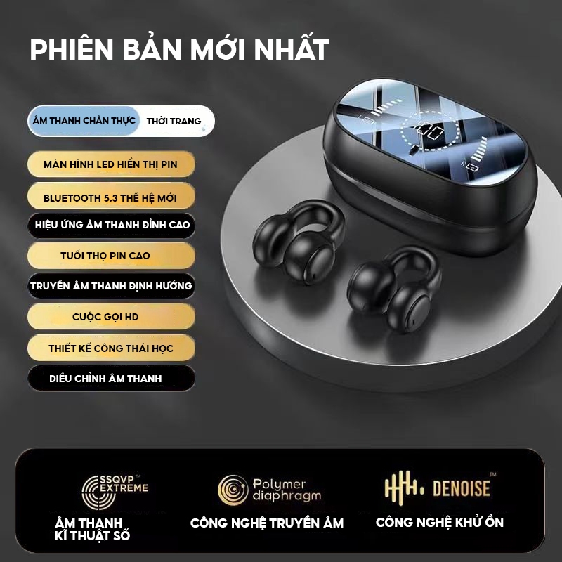 Tai nghe không dây bluetooth dẫn truyền xương m47 thiết kế thể thao âm thanh lớn độ bền cao | BigBuy360 - bigbuy360.vn