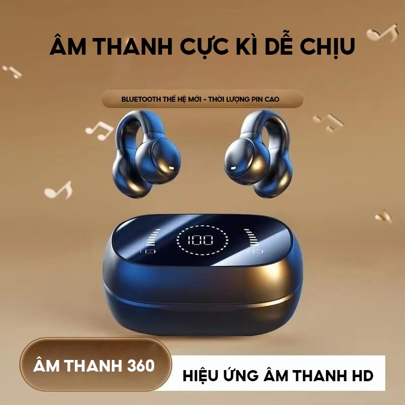 Tai nghe không dây bluetooth dẫn truyền xương m47 thiết kế thể thao âm thanh lớn độ bền cao | BigBuy360 - bigbuy360.vn