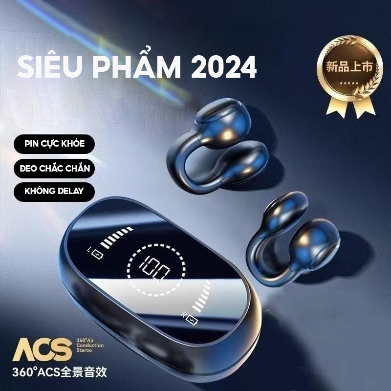 Tai nghe không dây bluetooth dẫn truyền xương m47 thiết kế thể thao âm thanh lớn độ bền cao | BigBuy360 - bigbuy360.vn