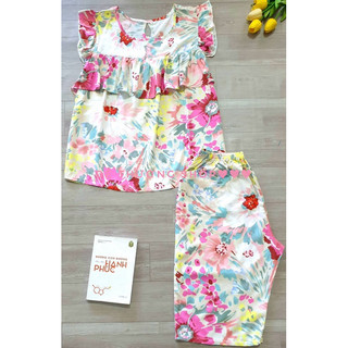 (67-75KG)Đồ bộ lửng mặc nhà có bèo ngực size 4