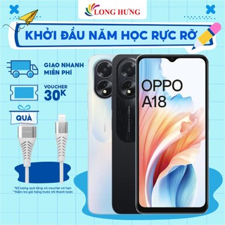 Điện thoại Oppo A18 - Hàng chính hãng