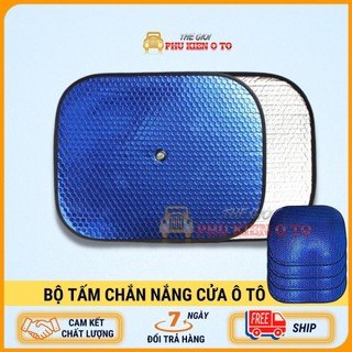 Tấm Che Nắng Ô Tô, Tấm Chắn Nắng Ô Tô Xe Hơi Phản Quang Phủ Nhôm Bạc Cách Nhiệt, Chống Thấm Nước