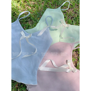 “𝐉𝐎𝐘 𝐓𝐎𝐏” Áo hai dây form croptop dễ thương (ảnh thật shop chụp)