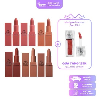 Son thỏi mịn lì 3ce mood recipe matte lip color lipstick