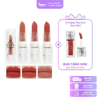 Son thỏi lì vỏ trong 3ce soft matte lipstick 3.5g