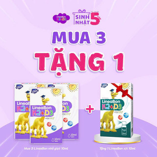 [ MUA 3 TẶNG 1] Vitamin LINEABON- Hỗ trợ tăng chiều cao cho bé [ CAM KẾT CHÍNH HÃNG]