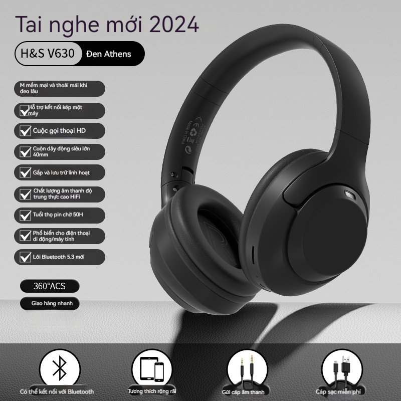 Tai nghe bluetooth độ trễ thấp tai nghe bluetooth chụp tai không dây cảm ứng thông minh, chống ồn, siêu bền cho thể thao | BigBuy360 - bigbuy360.vn