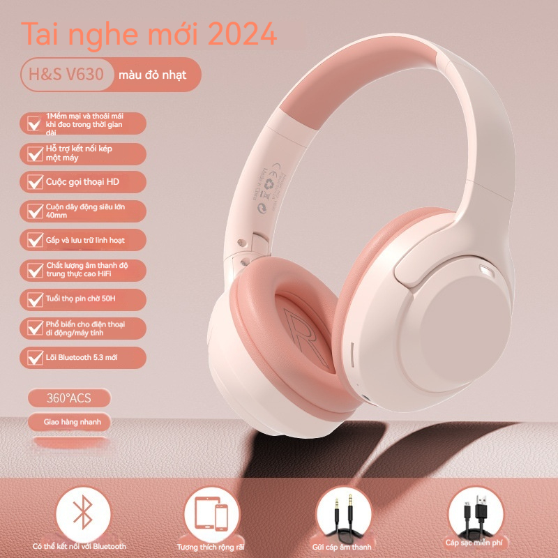 Tai nghe bluetooth độ trễ thấp tai nghe bluetooth chụp tai không dây cảm ứng thông minh, chống ồn, siêu bền cho thể thao | BigBuy360 - bigbuy360.vn