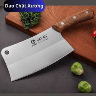 Dao chặt xương, dao chặt gà asakh japan nhật bản inox không rỉ