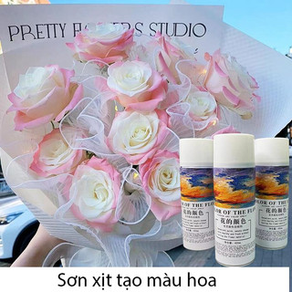 Sơn xịt màu cho hoa tươi, hoa sáp cao cấp 450ml - PKK0045