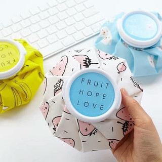 Túi Chườm Nóng Lạnh Giảm Đau Nhức Hình Tròn Chống Thấm Nước, Giữ Nhiệt Tốt, Chắc Chắn, Kích Thước 14,5cm Giảm Đau Tốt