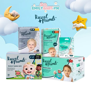 Tã bỉm quần và dán cho bé Rascal + Friends size NB/S/M/L/XL/XXL