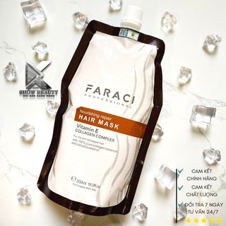 Hấp Ủ Tóc Siêu Mềm Mượt Faraci Collagen - 500ml 🌞