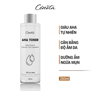 Nước Hoa Hồng Ngừa Mụn Cenota AHA Toner 250ml