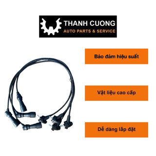 Dây phin, dây cao áp đánh lửa  xe cá mập tròn máy xăng đời cũ, Hiace 1RZ 1990-2003, mã 90919-22371