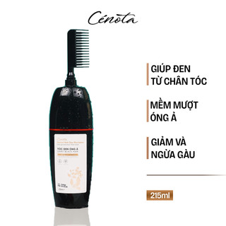Dầu gội phủ bạc thảo dược Cenota giúp đen tóc, mềm mượt óng ả sau 1 lần gội 215ml