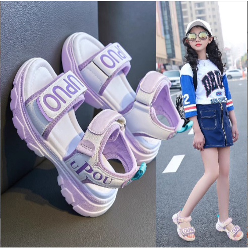 Dép sandanl bé gái hàn quốc ( siêu nhẹ ), dép quai hậu cho bé gái từ 3 đến 12 tuổi mẫu mới 2024_ SD265