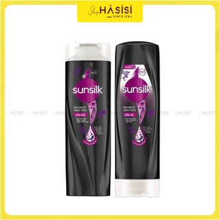 DẦU GỘI & DẦU XẢ SUNSILK - Óng Mượt Rạng Ngời 320g