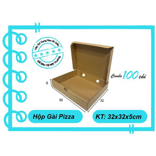  Size 32x32x5 cm _combo 50c_ Hộp Đựng Pizza Hộp Đựng Gà Quay 