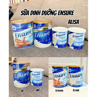 [Mới 2024] Sữa Ensure ÚC - MỸ ( 400g/ 850g )- ALISA