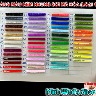 Kẽm nhung thẳng loại 1 bó nhỏ tập làm hoa kẽm nhung