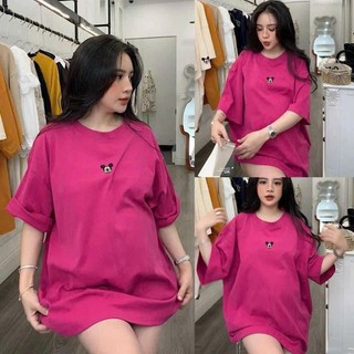 Áo thun tay nữ lỡ form rộng chất cotton khô 3158  thêu hình CHUỘT phong cách Hàn Quốc CAMASTORE M1251